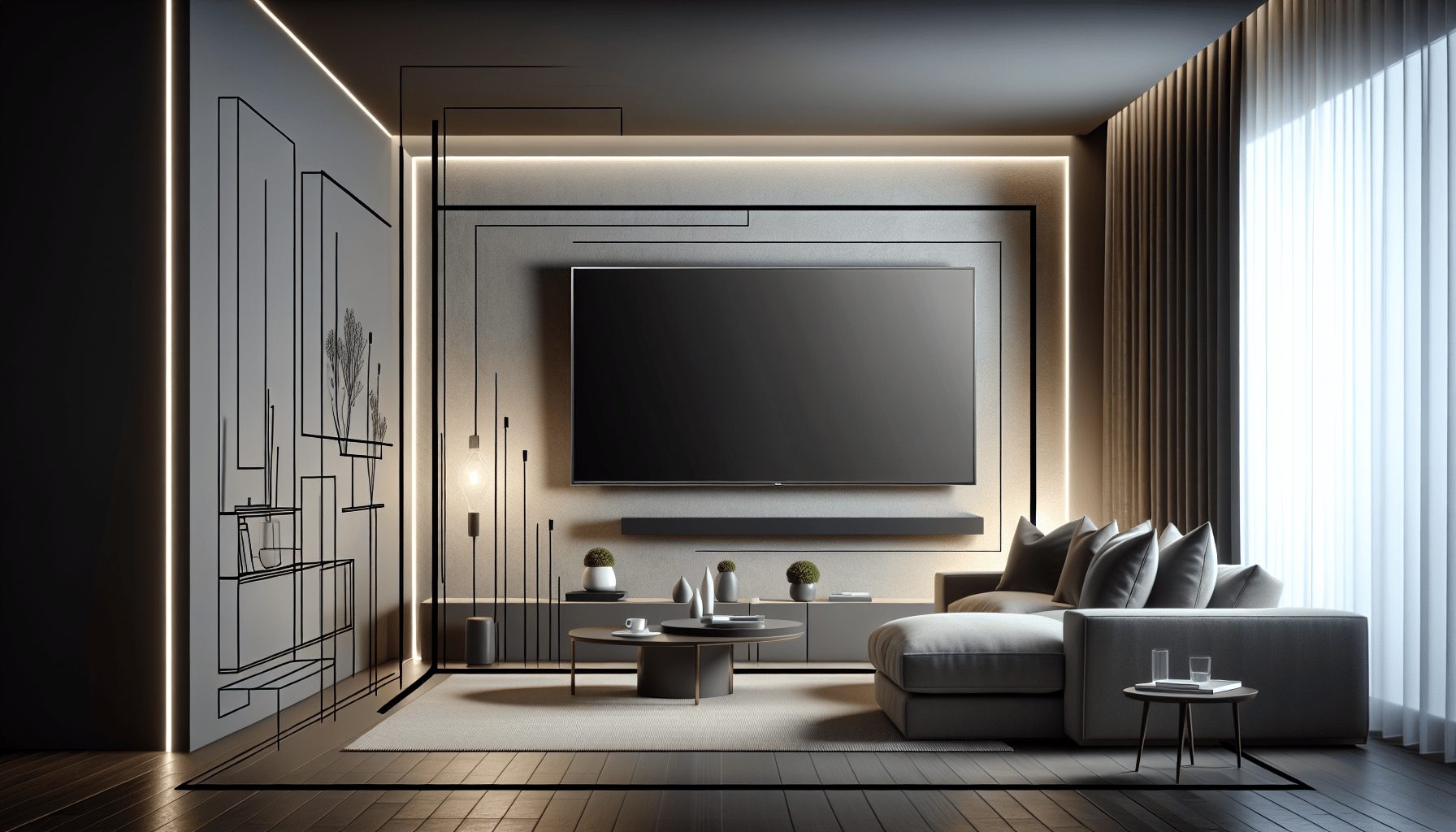 The Most Popular TV Wall Mounting Styles - HandsPros Handyman Service