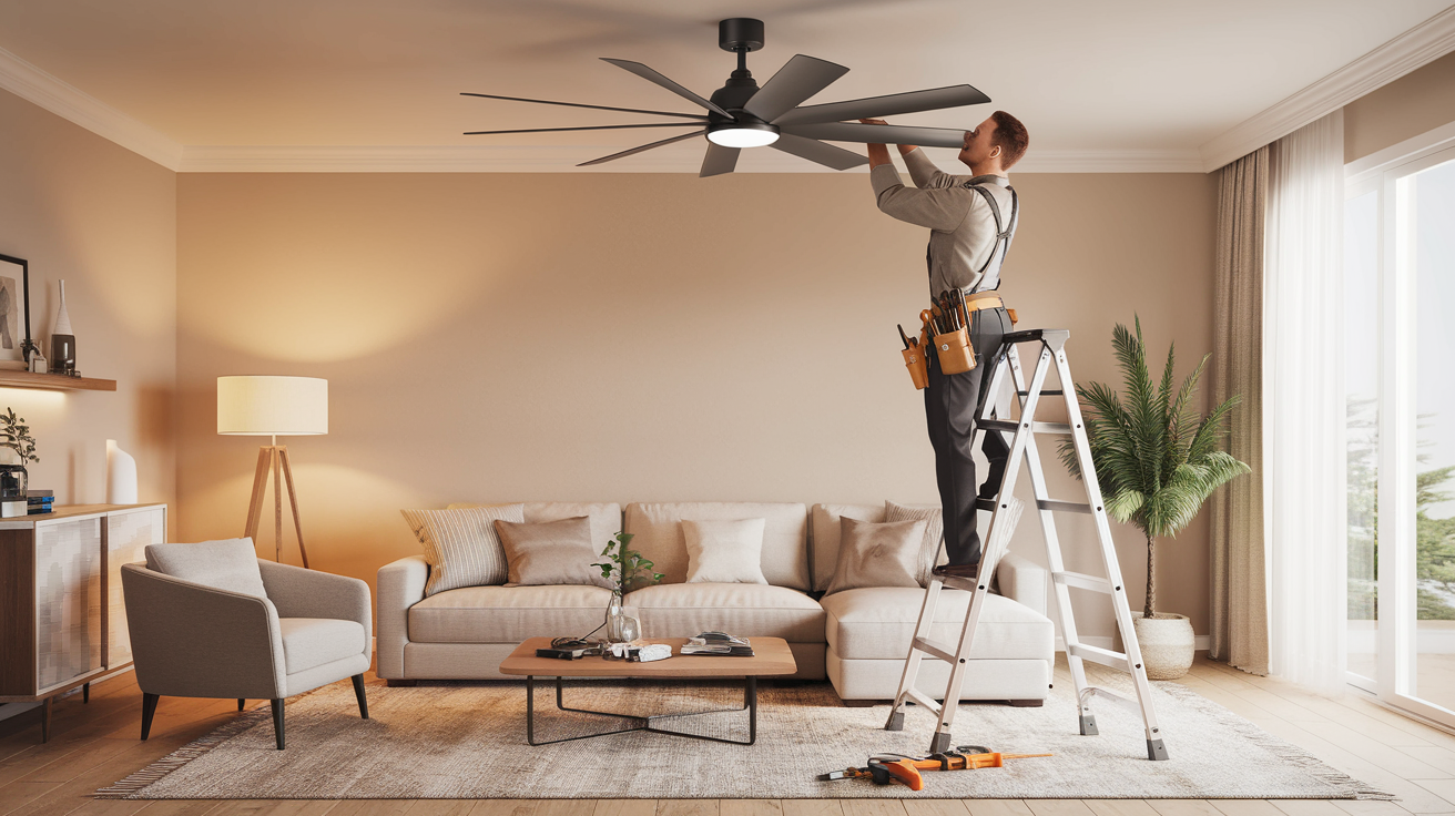 Ceiling Fan & Light Installation